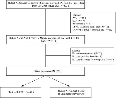 Hybrid total arch replacement via ministernotomy for Stanford type A aortic dissection